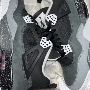 Stylish Black and Gray Sneakers